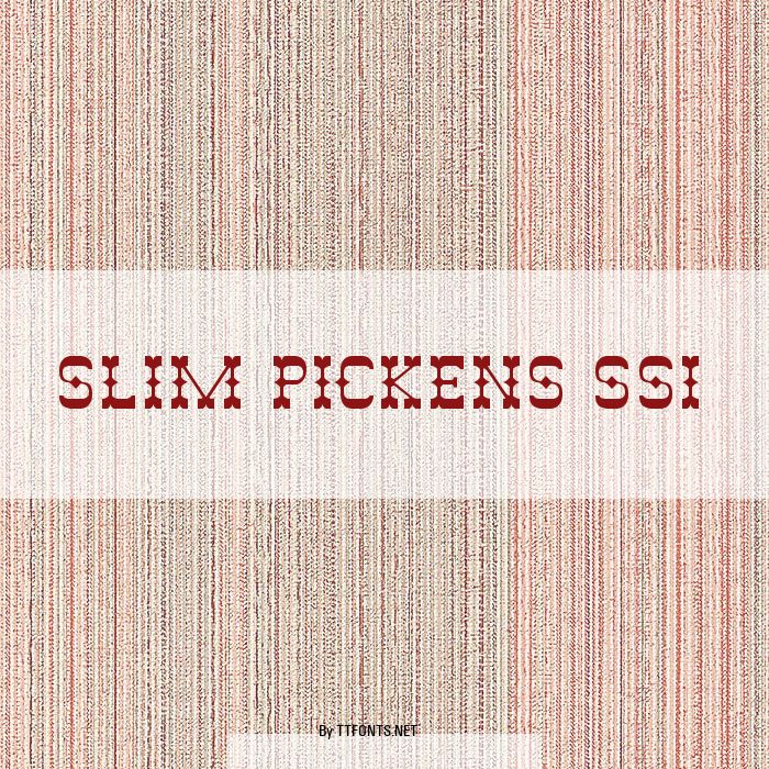 Slim Pickens SSi example